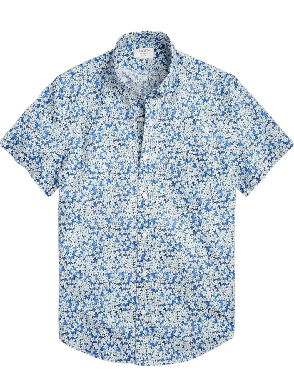 J. Crew Short Sleeve Cotton Poplin Shirt Liberty Floral Print
